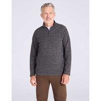 Mountain Warehouse Snowdon II Funnel Neck Half Zip Fleece Charcoal
