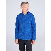 Mountain Warehouse Snowdon II Funnel Neck Half Zip Fleece Cobalt