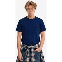 Superdry & Co Pure Cotton Embroidered Logo T-Shirt Navy