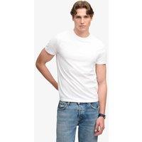 Superdry & Co Slim Fit Pure Cotton Embroidered Logo T-Shirt White