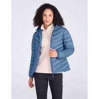 Mountain Warehouse Seasons Water Resistant Padded Hooded Jacket Cornflower