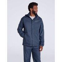 Mountain Warehouse Pakka Waterproof Hooded Packaway Jacket Navy