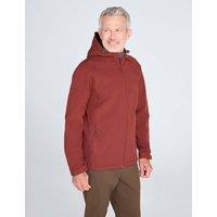 Mountain Warehouse Water-Resistant Hooded Softshell Jacket Dark Red