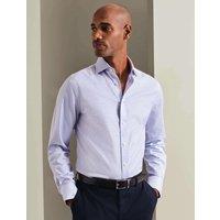 Charles Tyrwhitt Slim Fit Non Iron Pure Cotton Check Shirt Cornflower
