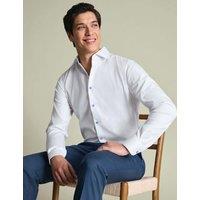 Charles Tyrwhitt Slim Fit Non Iron Pure Cotton Trim Shirt White