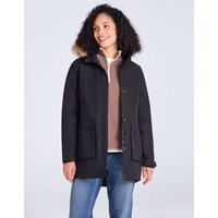 Mountain Warehouse Tarka II Waterproof Padded Longline Jacket Black
