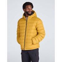 Mountain Warehouse Seasons Faux Fur Lined Padded Jacket Yellow Mix