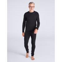 Mountain Warehouse Talus Quick Dry Thermal Top & Pants Set Black