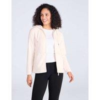 Mountain Warehouse Snaggle Fleece Zip Up Hoodie Cream