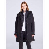 Mountain Warehouse Alaskan Waterproof 3 in 1 Longline Coat Black