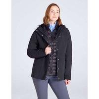 Mountain Warehouse Alaskan Waterproof 3 in 1 Hooded Jacket Black