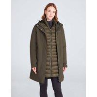 Mountain Warehouse Alaskan Waterproof 3 in 1 Longline Coat Khaki