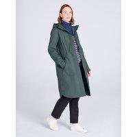 Mountain Warehouse Waterproof Hooded Rain Jacket Dark Khaki