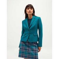 HOBBS Pure Wool Single Breasted Blazer Blue