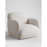 Swoon Briar Boucl Fabric Armchair Ivory