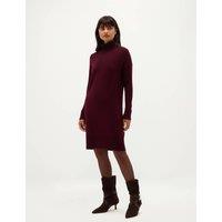 HOBBS Ava Knitted Dress With Wool Purple