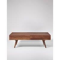 Swoon Watts Acacia Wood 2 Drawer Coffee Table Brown