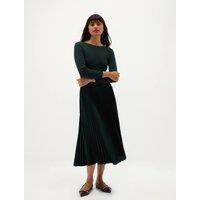 HOBBS Lucinda Knitted Dress Green