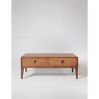 Swoon Nyhavn Mango Wood 2 Drawer Coffee Table Brown