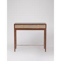 Swoon Raphia Acacia Wood Console Table Brown