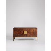 Swoon Banner Mango Wood 2 Door Media Unit Brown