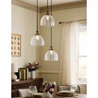 Laura Ashley Vintage Cluster Pendant Light Antique Brass