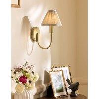 Laura Ashley Willowbrook Metal Wall Light Antique Brass
