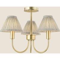 Laura Ashley Willowbrook Multi Ceiling Light Antique Brass
