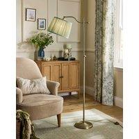 Laura Ashley Hemsley Metal Floor Lamp Antique Brass