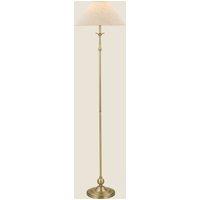 Laura Ashley Ludchurch Metal Floor Lamp Antique Brass
