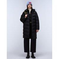 Napapijri Hooded Longline Puffer Jacket Black