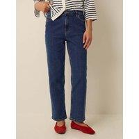 Monsoon Straight Leg High Waisted Jeans Blue