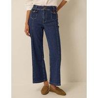 Monsoon Flared High Waisted Jeans Indigo