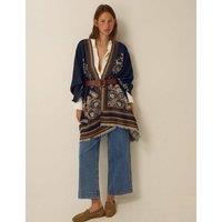 Monsoon Jacquard Kaftan Navy Mix