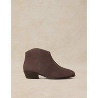 White Stuff Wide Fit Suede Ankle Boots Grey