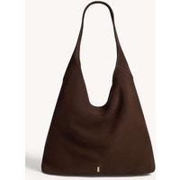 HOBBS Leather Shoulder Bag Brown