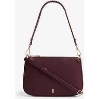 HOBBS Leather Shoulder Bag Purple