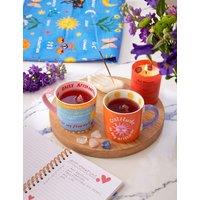 ELEANOR BOWMER Set of 2 Affirmation & Gratitude My Attitude Mugs Multi