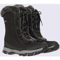 Mountain Warehouse Ohio Faux Fur Lining Snow Boots Black