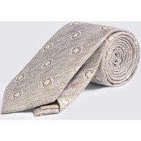 MOSS Geometric Silk Rich Tie Cream Mix