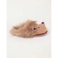 FatFace Hedgehog Mule Slippers Brown Mix
