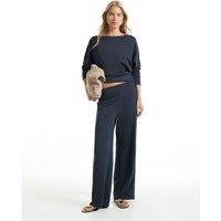 River Island Slim Fit Trousers Navy