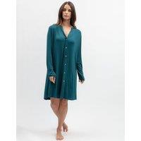 Cyberjammies Modal Rich Jersey V-Neck Nightshirt Teal