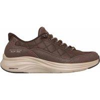 Skechers Slip-Ins Contour Foam Leather Trainers Chocolate