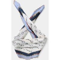 M&S Plisse Chain Print Scarf Multi
