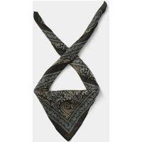 M&S Warm Handle Green Paisley Scarf Green Mix