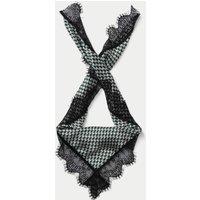 M&S Tile Neckerchief Lace Edge Multi