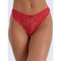 Boux Avenue Mollie Lace Thong Red