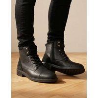 Jones Bootmaker Leather Casual Boots Black
