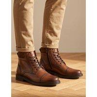 Jones Bootmaker Leather Casual Boots Tan